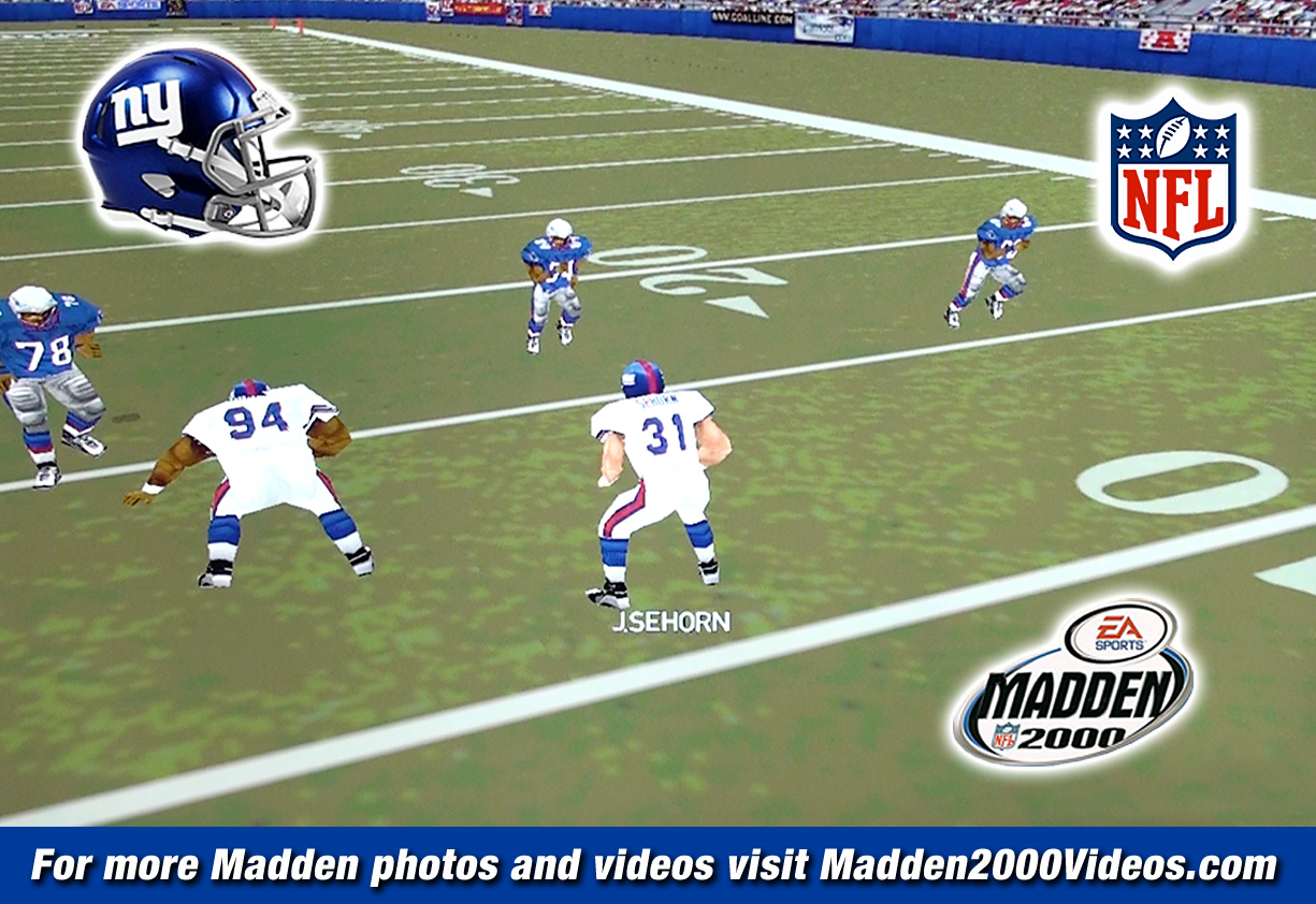 Madden NFL 2000 New York Giants Roster