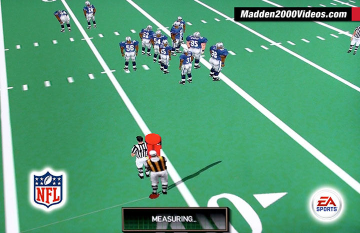 Madden NFL 2000 Referee First Down Measure Photo