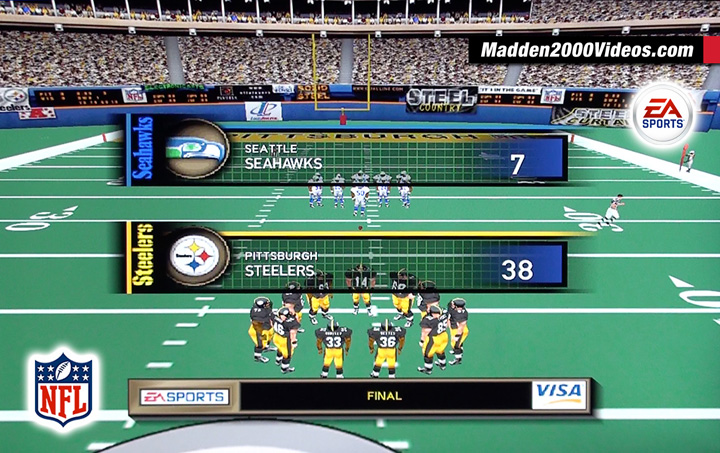 Madden NFL Steelers Game Photo