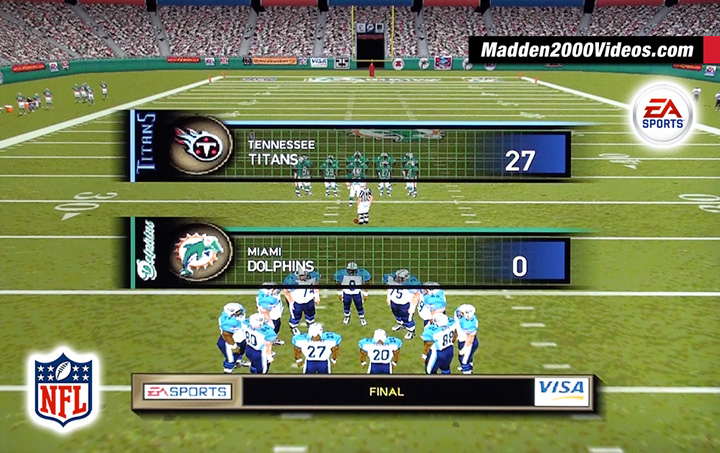 Madden NFL Titans Game Photo
