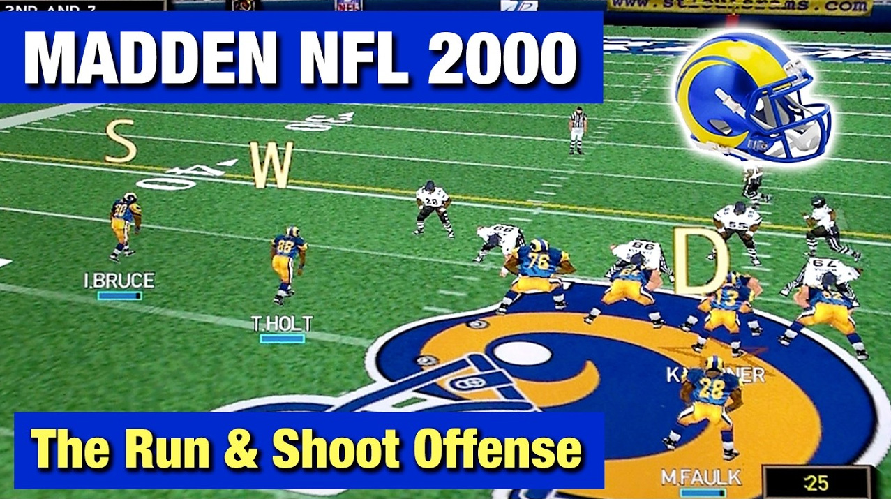 Madden NFL 2000 Run and Shoot Offense Photo