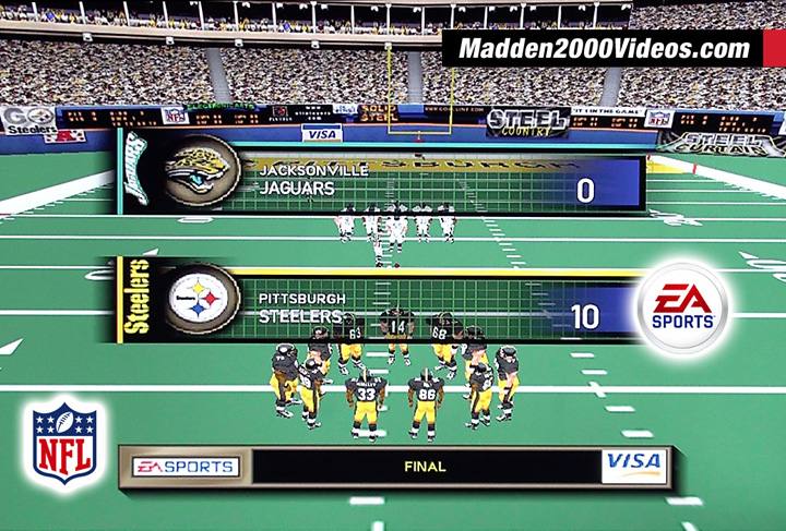 Madden NFL 2000 Team Game Scoreboard