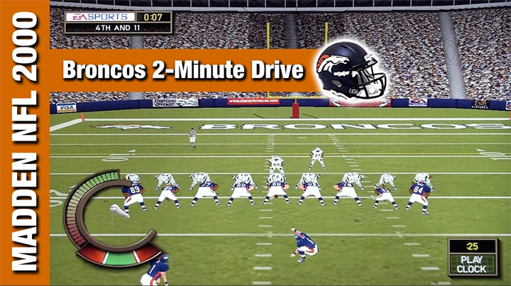 Madden NFL 2000 Two Minute Drive Video