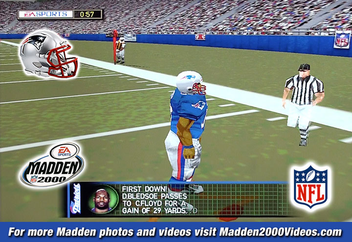 Madden NFL 2000 Patriots Photo