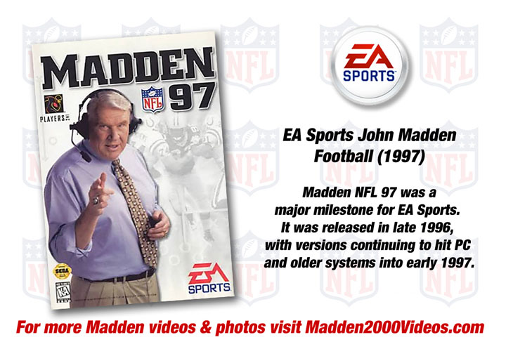 EA Sports Madden NFL 1997 Game Cover Photo
