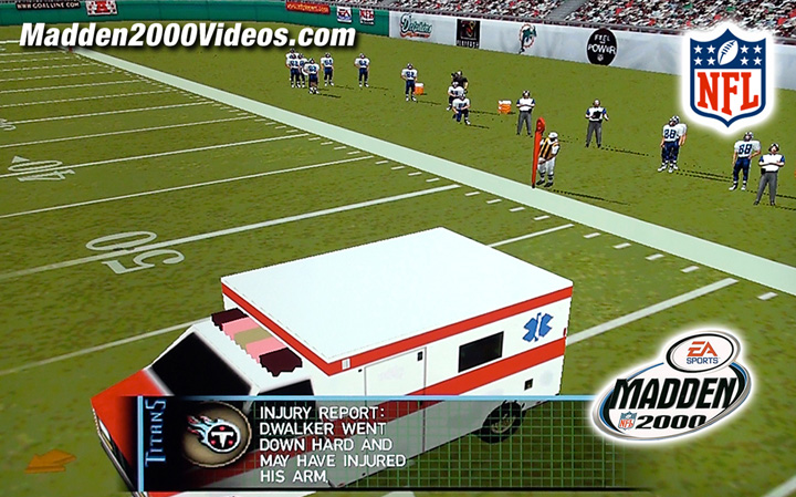 Madden NFL 2000 Team Gameplay Graphics