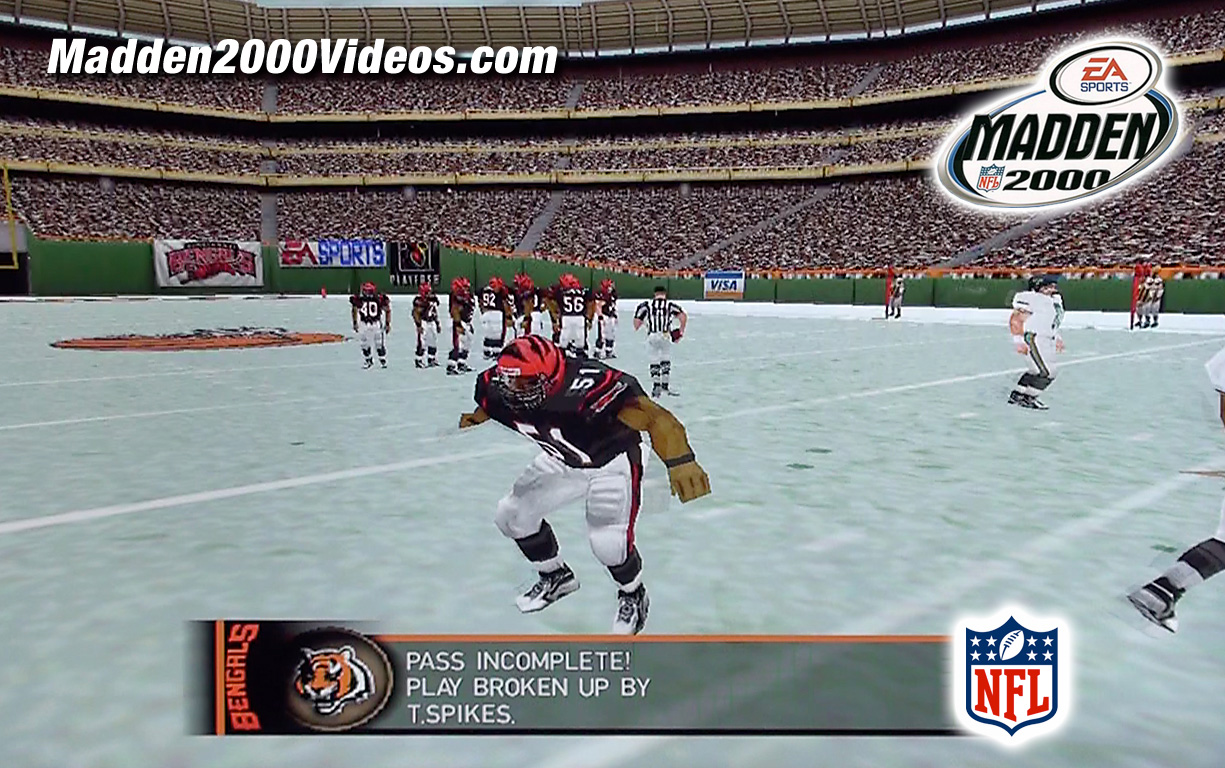 Madden NFL 2000 Bengals Game Photo