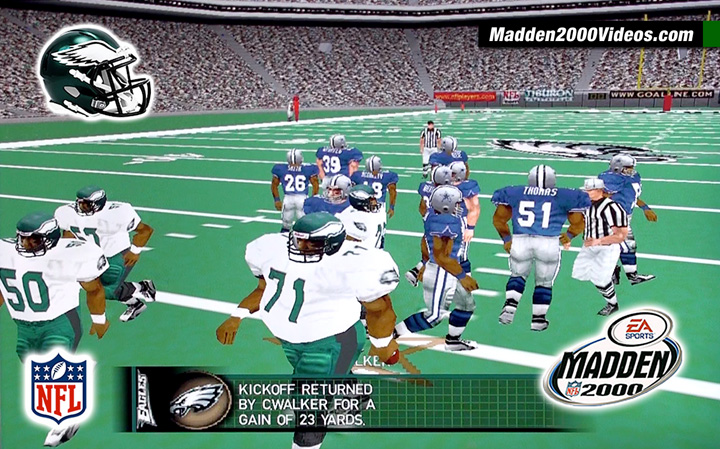 Philadelphia Eagles Madden 2000 NFL Photos