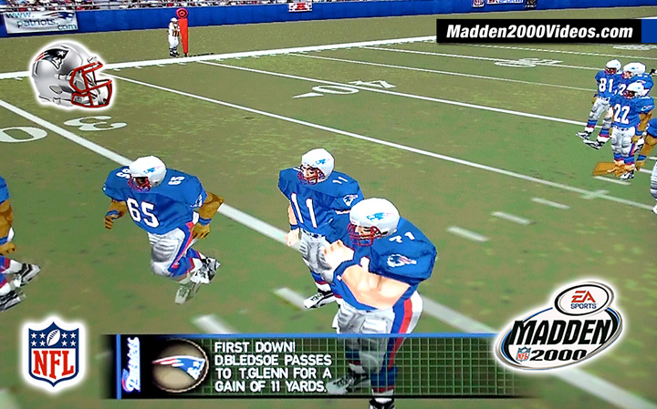 New England Patriots Madden NFL 2000 Photos