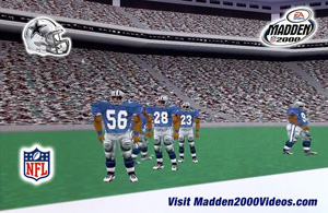 Madden NFL 2000 Video Dallas Cowboys At Philadelphia Eagles