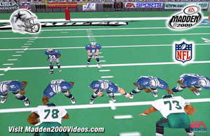 Madden NFL 2000 Video Dallas Cowboys At Philadelphia Eagles
