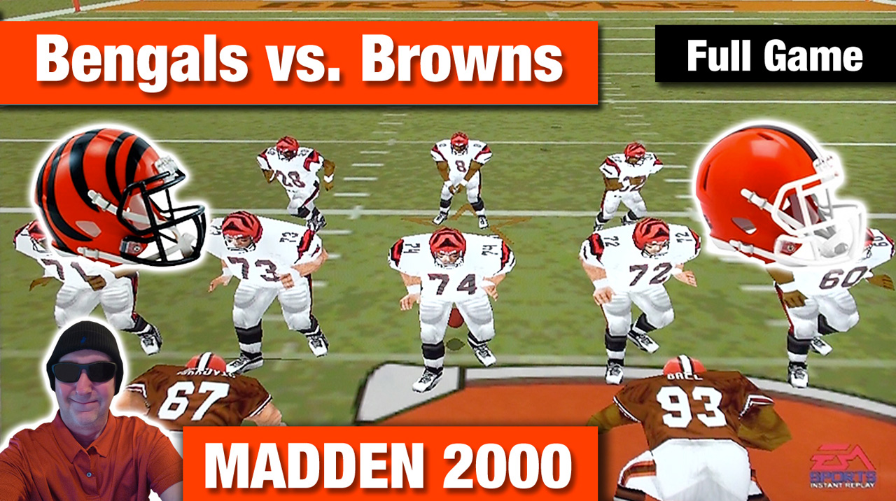 Madden NFL 2000 Cincinnati Bengals at Cleveland Browns Video