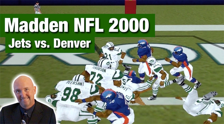 Madden NFL 2000 New York Jets vs. Denver Broncos Video