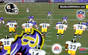 Madden NFL 2000 Ravens Steelers Photo