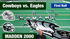 Madden Dallas Cowboys vs. Philadelphia Eagles Game
