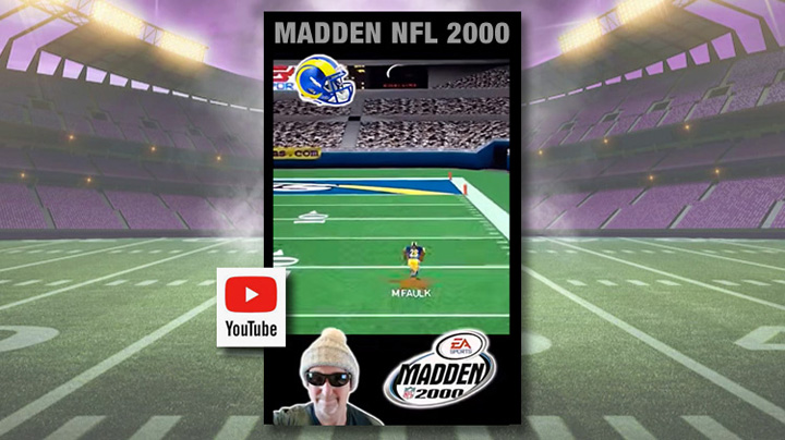 Madden Rams Marshall Faulk TD Run Photo