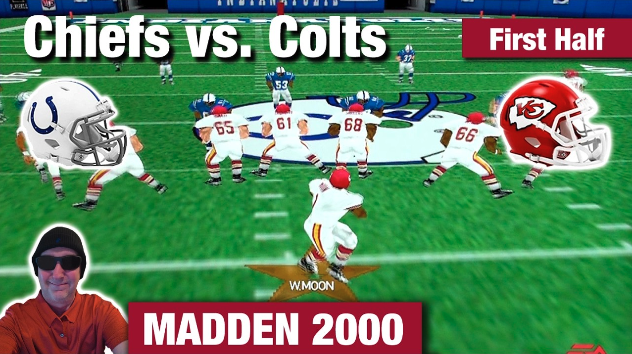 Madden NFL 2000 Video Chiefs at Indianapolis Colts