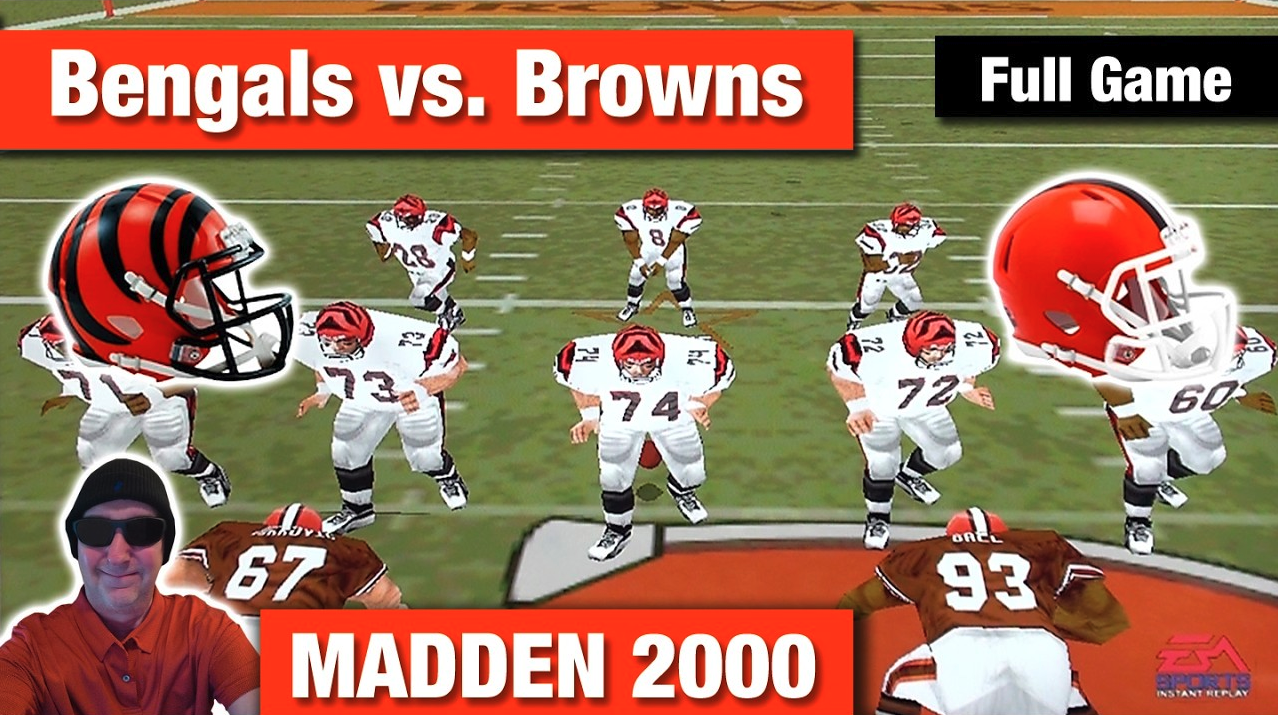 Madden NFL 2000 Video Cincinnati Bengals at Cleveland Browns