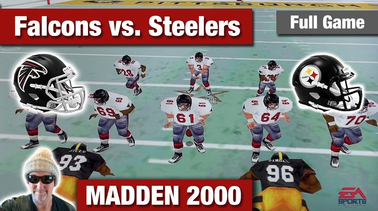 Madden NFL 2000 Video Atlanta Falcons at Pittsburgh Steelers